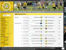 Tablet Screenshot of eintracht-hildburghausen.de